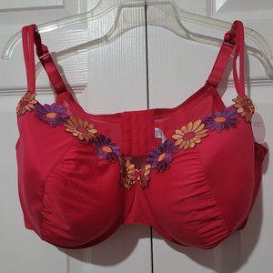 Cacique Balconette Flora Floral Bra 44 G